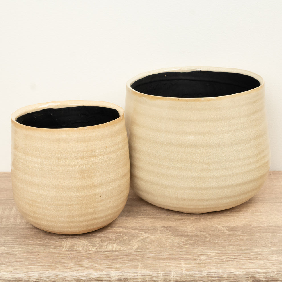 Como Pot | Ivory & Ceramic Plant Pot