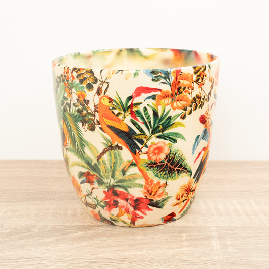 Monza Pot | Tropical Parrot | Pots & Planters