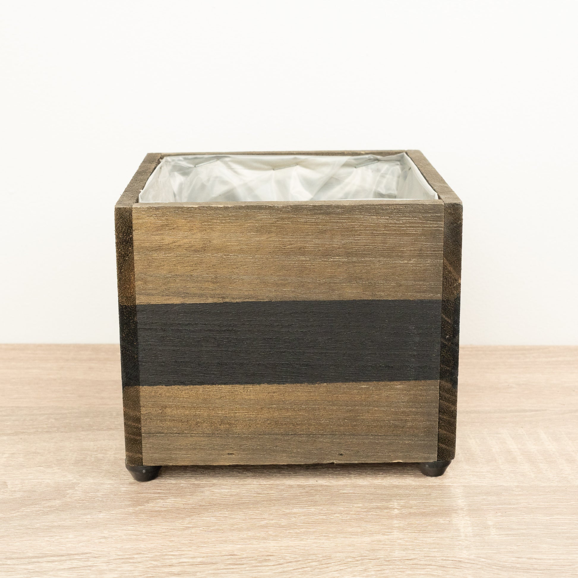 Rustic Square Pot | Brown