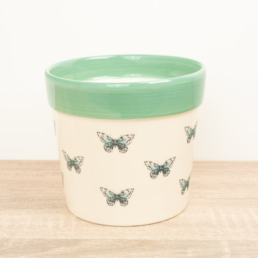 Butterfly Pot | Mint Green | Pots & Planters