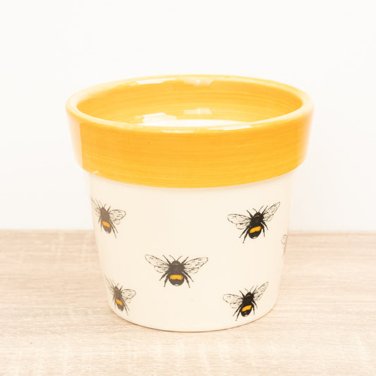 Bumble Bee Pot | Yellow | Pots & Planters