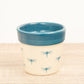 Imperfect! Dragonfly Pot | Ocean Blue