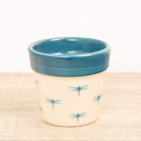 Dragonfly Pot | Ocean Blue | Pots & Planters
