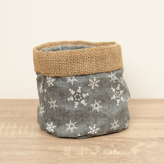 Decorative Plant Bag | Snowflake | Pots & Planters