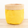 Hessian Pot | Yellow
