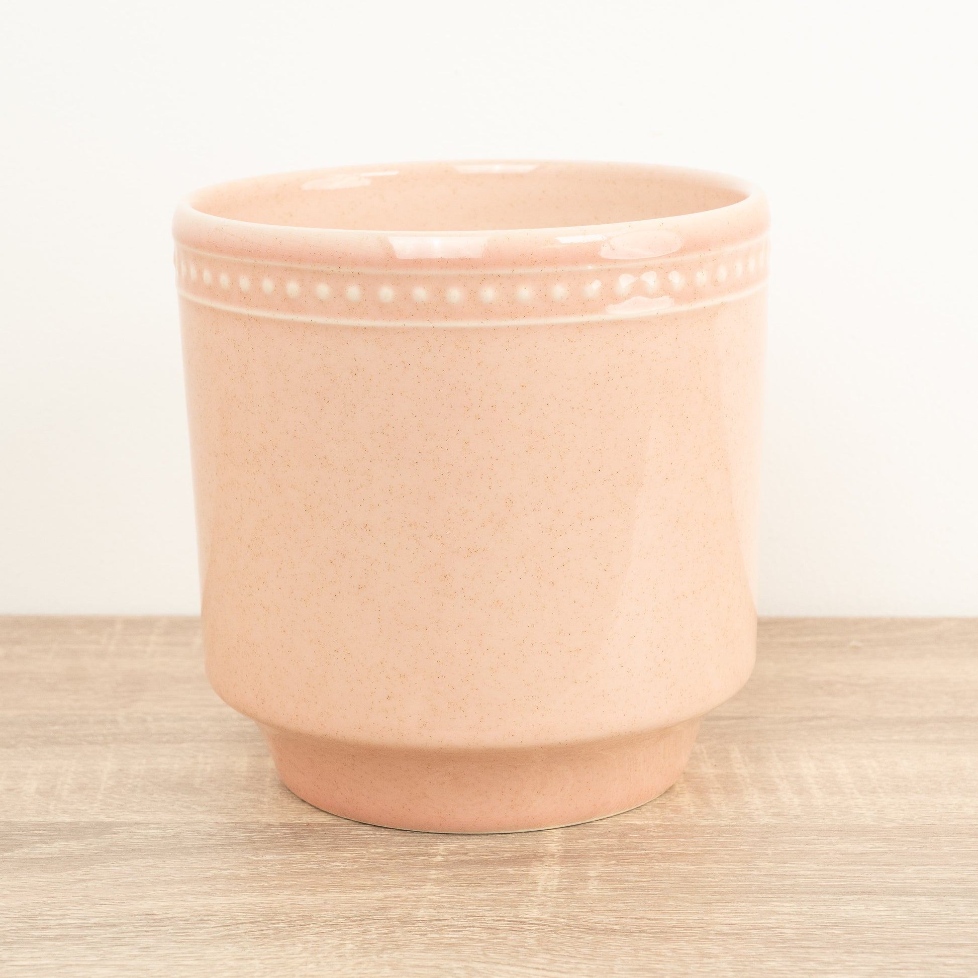 Clover Pot | Dotted Pink