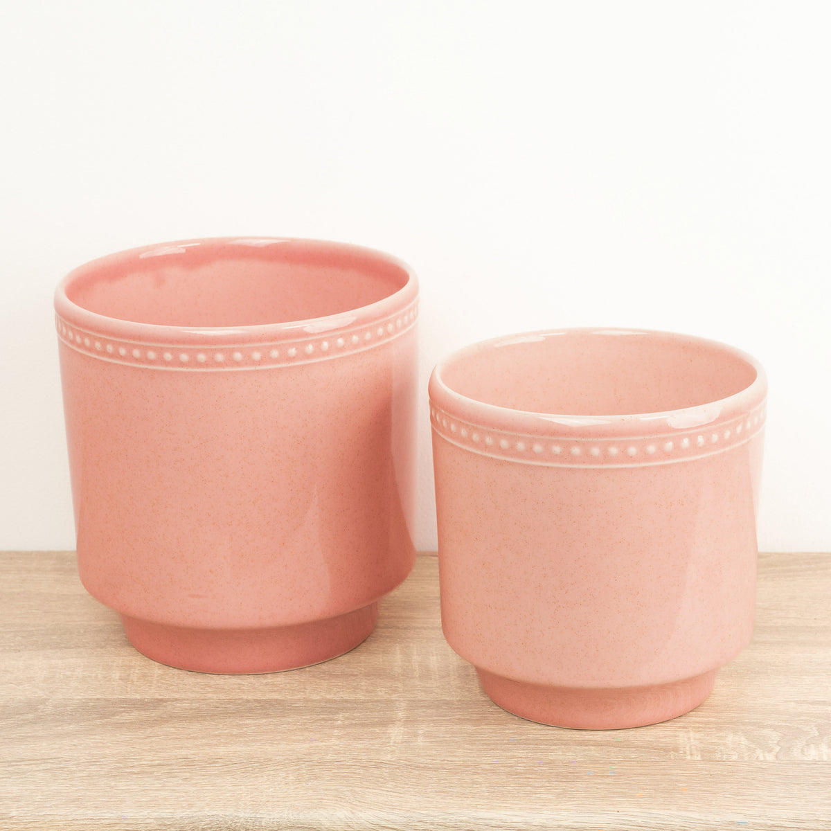 Clover Pot | Dotted Pink