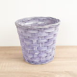 Bamboo Plant Basket | Lilac, 12 cm