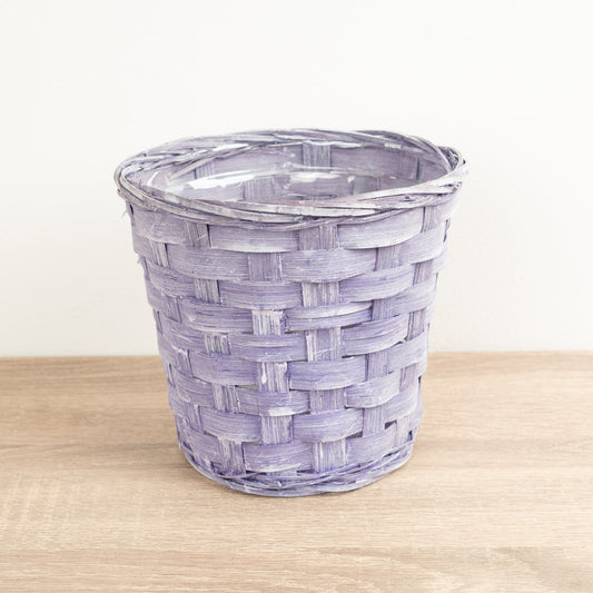 Bamboo Plant Basket | Lilac | Pots & Planters
