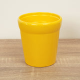 Wide Rim Pot | Yellow, 9 cm
