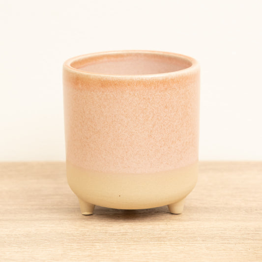 Jolie Rose Matte Reactive Pot with Feet | Pots & Planters
