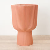 Vibes Goblet Pot | Peach Pink, 12 cm