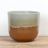 Rowe Two Tone Reactive Glaze Pot | Rust, 12 cm