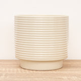 Berlin Ripple Pot | Cream, 9 cm