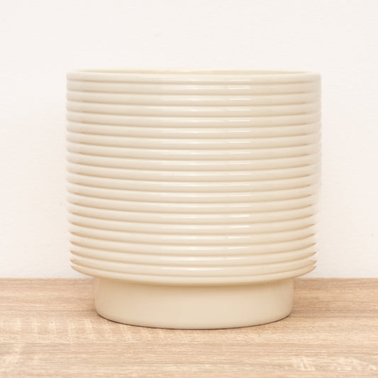 Berlin Ripple Pot | Cream | Pots & Planters