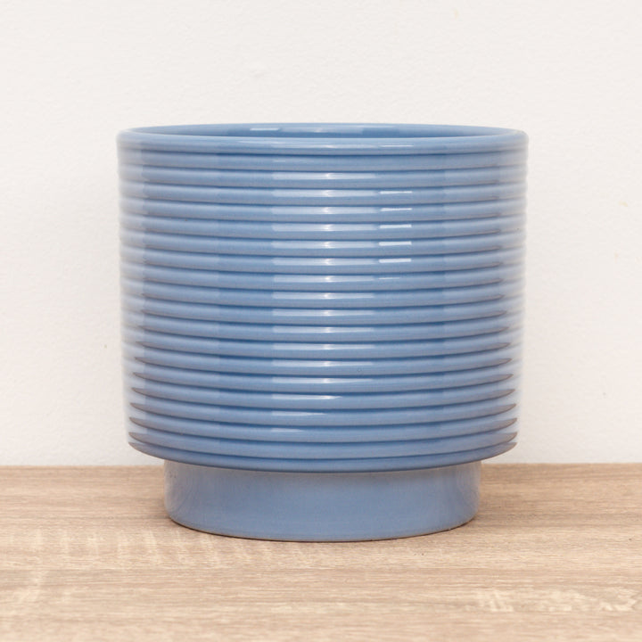 Berlin Ripple Pot | Blue