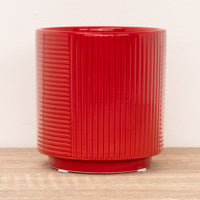 Grooves Pot | Red