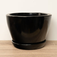 Imperfect! Destiny Pot | Black - Ceramic Plant Pot