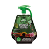 A pouch of Ecofective Disease Stoppa spray  - consisting of a green spray head and a green pouch.