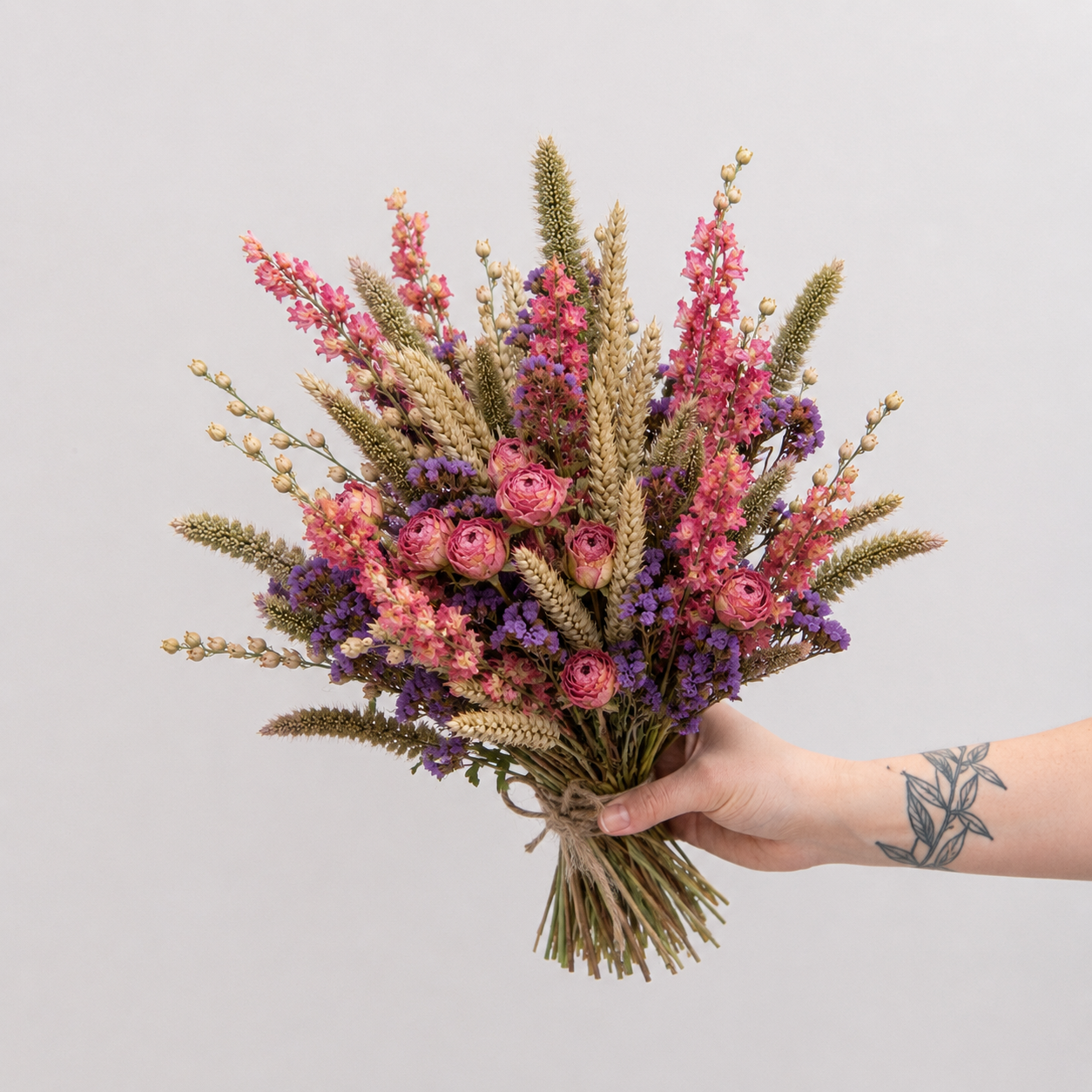 English Garden | Dried Flower Bouquet