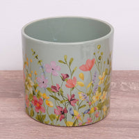 Floral Finesse Pot | Green - 