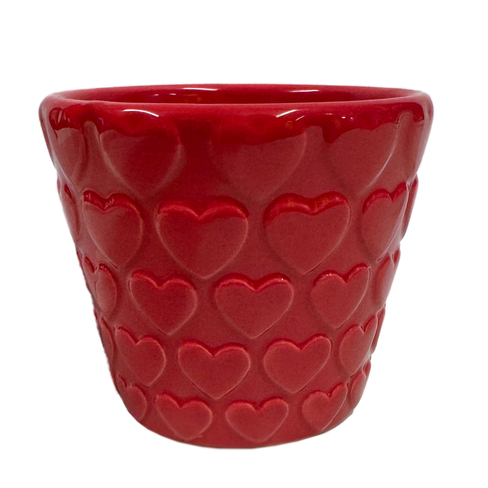 Red Hearts Pot
