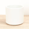 A stunning all-white ceramic plant pot with a wonderfully modern, minimalist aesthetic. Great for decorating and showcasing all sorts of incredible plant varieties!