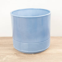 Munich Pot | Blue Gloss - Ceramic Plant Pot