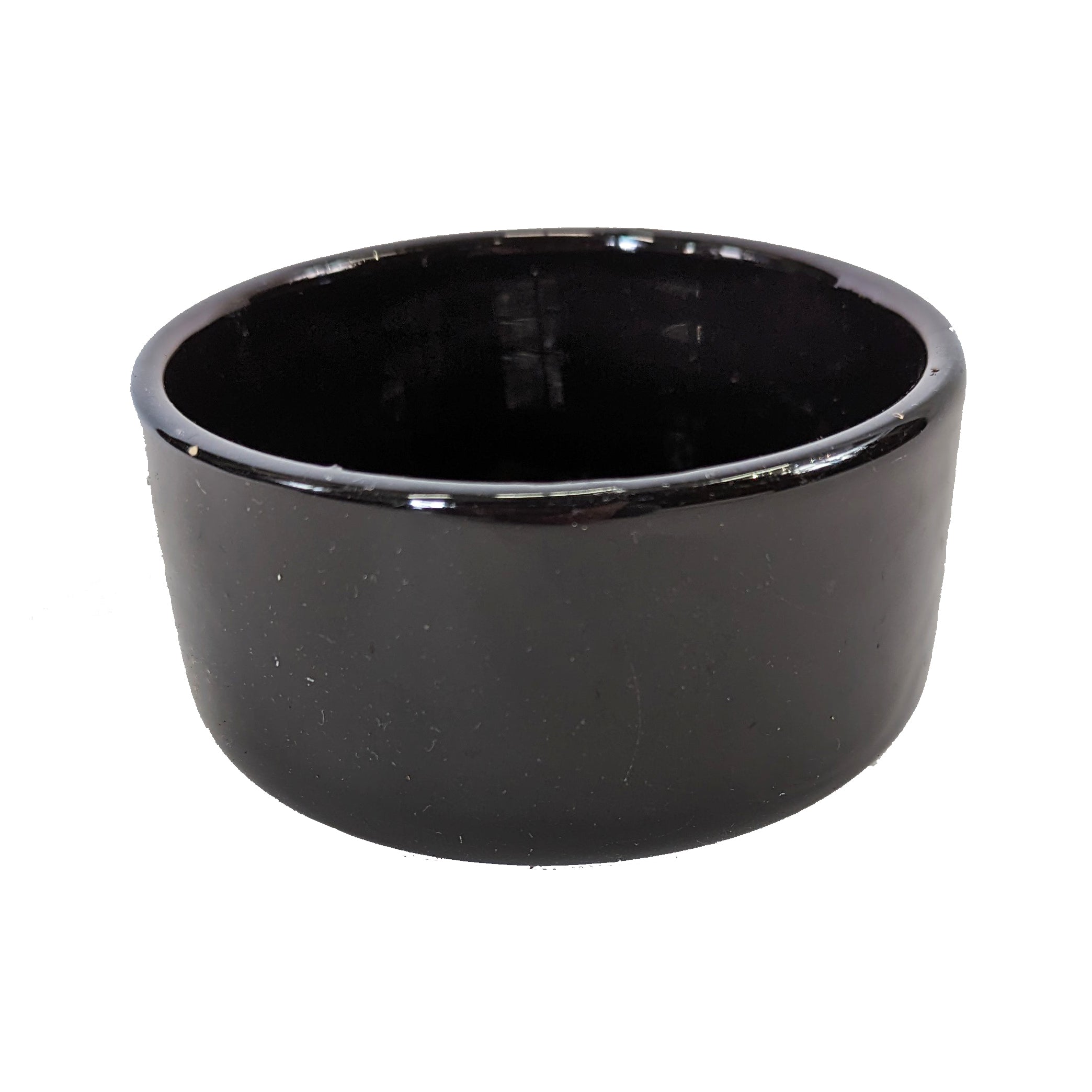 Lucky Bamboo Ceramic Bowl | Black - Ceramic Plant Pot