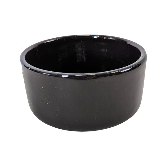 Lucky Bamboo Ceramic Bowl | Black | Pots & Planters