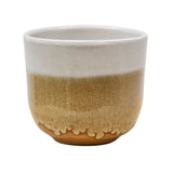 Rowe Two Tone Reactive Glaze Pot | Rust, 12 cm