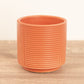 Grooves Pot | Tangerine