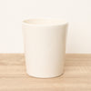 A stunning 'Patience' plant pot in a white colour wave, offering a timeless minimalist appeal.