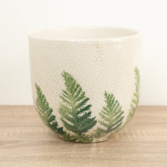 Veneto Fern Pot | White | Pots & Planters