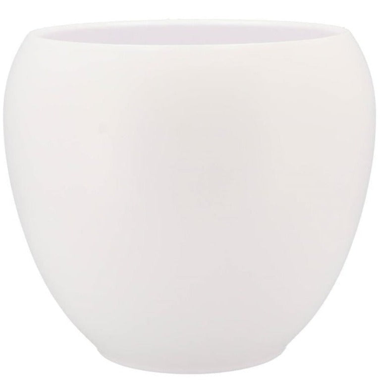 Vinci White Bowl Plant Pot