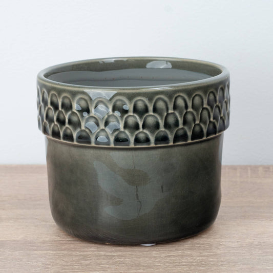 Zellige Pot | Anthracite | Pots & Planters