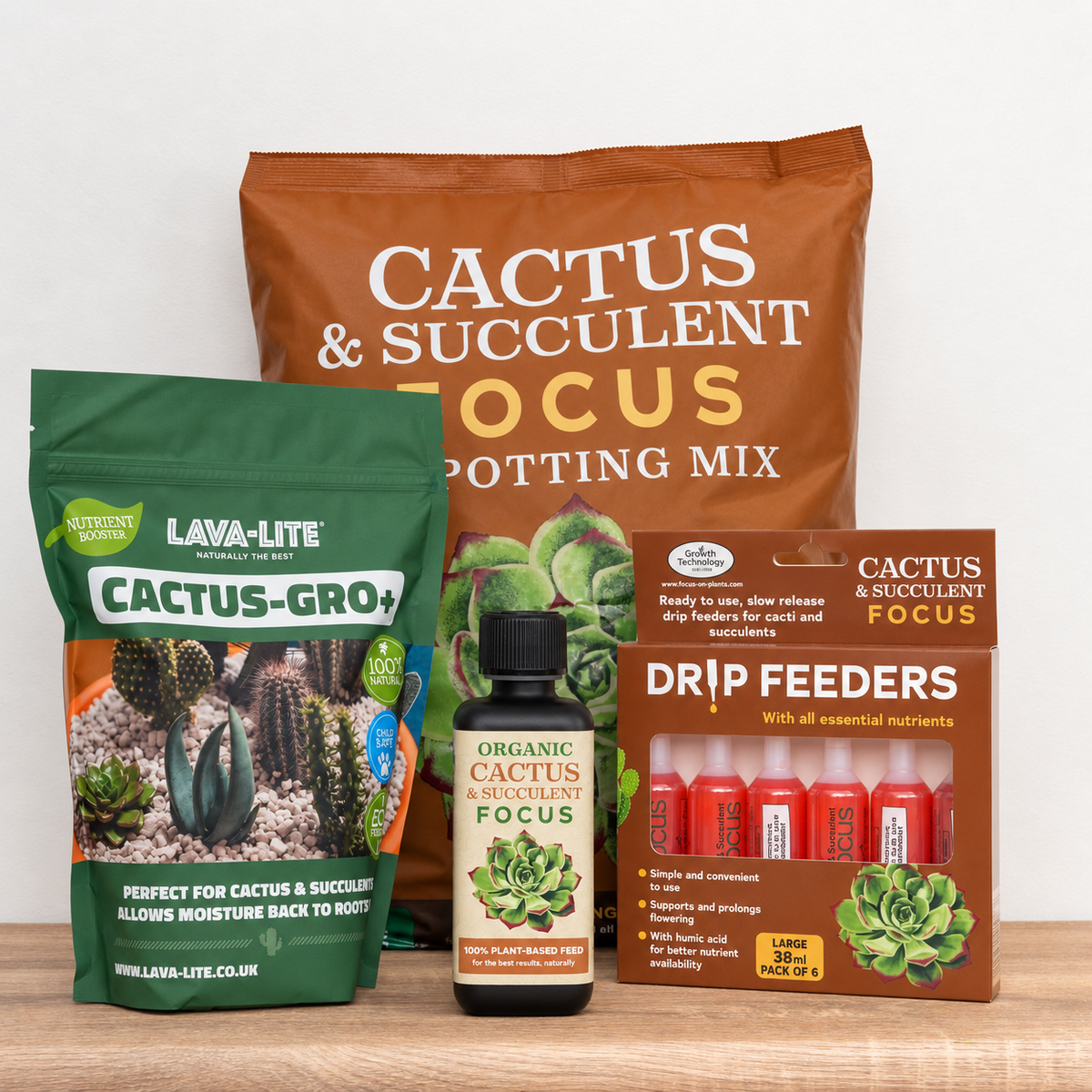 Complete Cactus & Succulent Care Bundle