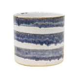 Dora Reactive Stripe Pot | Blue, 13 cm