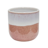 Jodie Reactive Dipped Pot | Pink, 12 cm