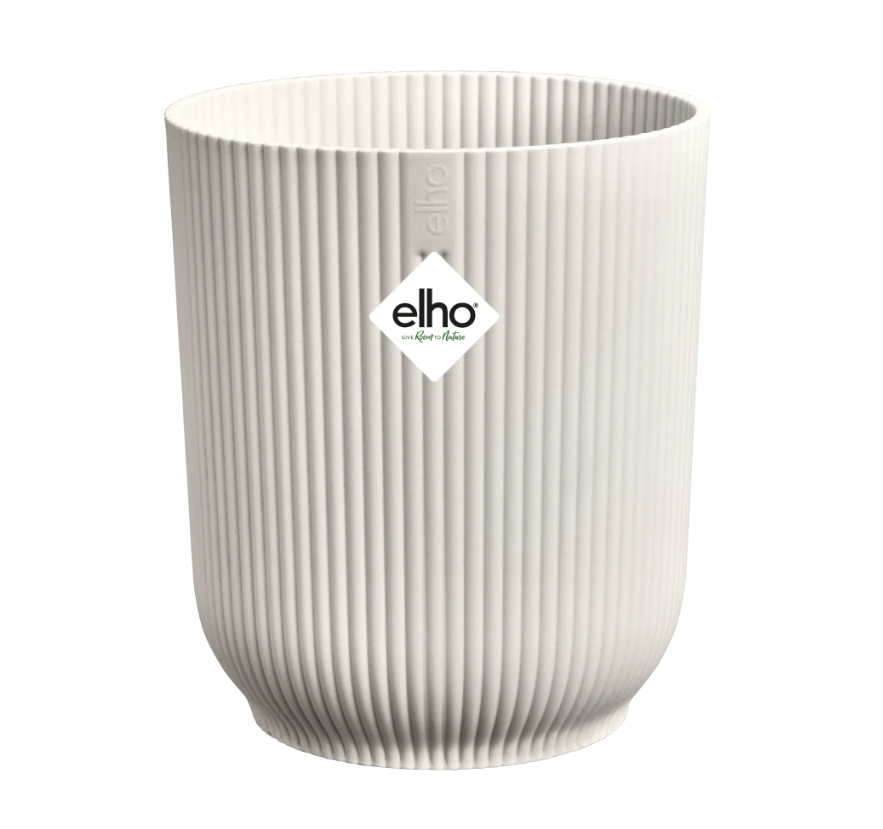 Vibes Fold Orchid Pot | Linen White