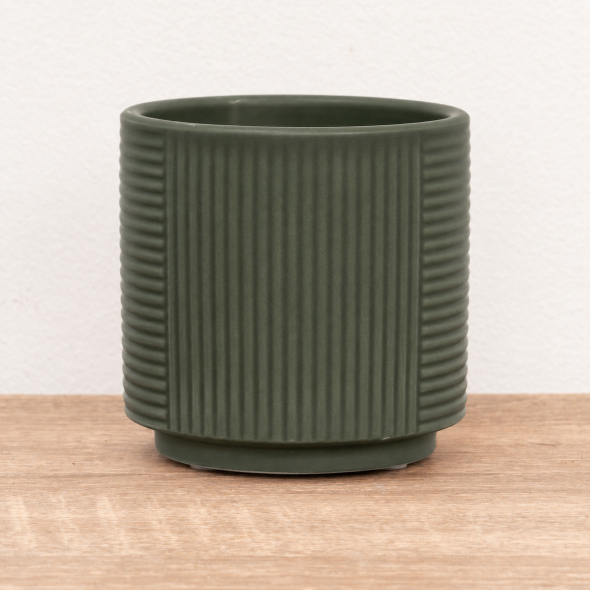 Grooves Pot | Moss Green