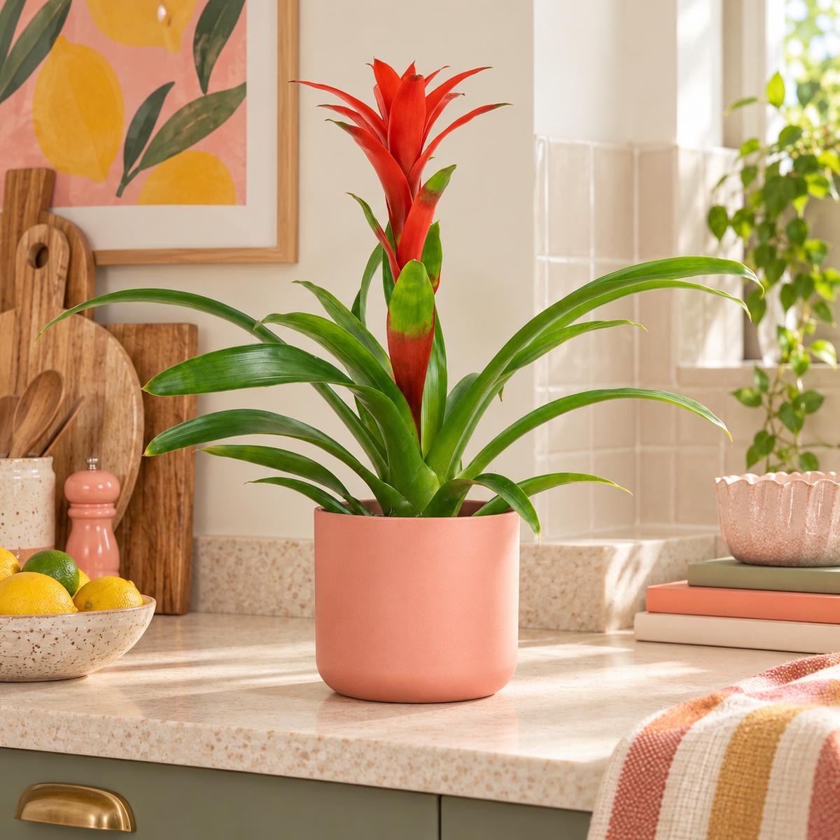 Bromeliad | Guzmania | Red