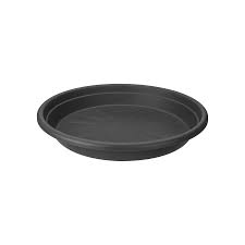 Elho Basics Round Saucer - Graphite | Pots & Planters