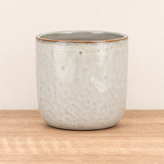 Iron Stone Pot | White | Pots & Planters