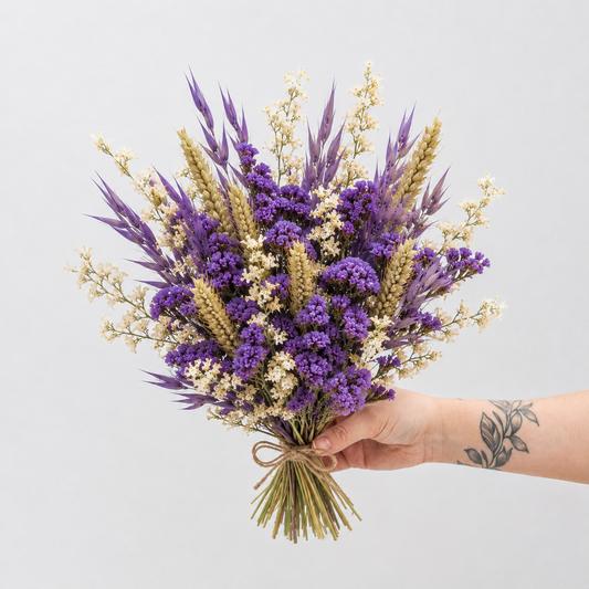 Purple Delight | Dried Flower Bouquet | Dried Flowers