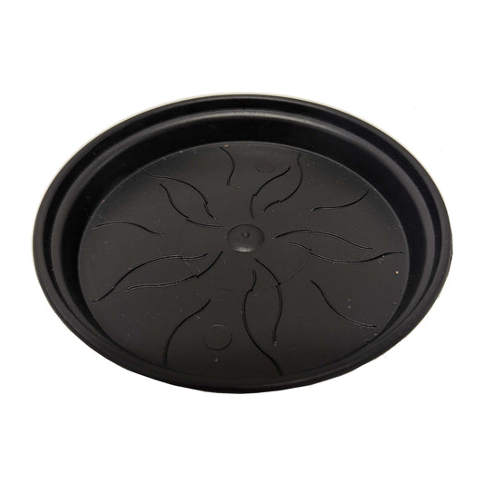 Round Saucer | Black | Pots & Planters