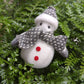 Plush Snowman | Decorative Plant Pot Accessory