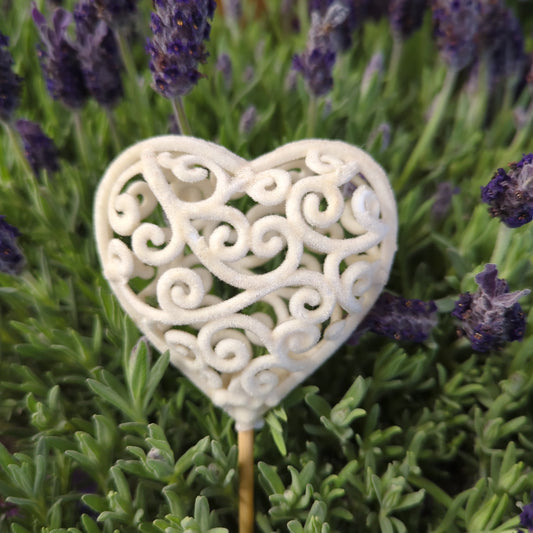 Swirl Love Heart | Decorative Plant Pot Accessory | Gardening Accessories