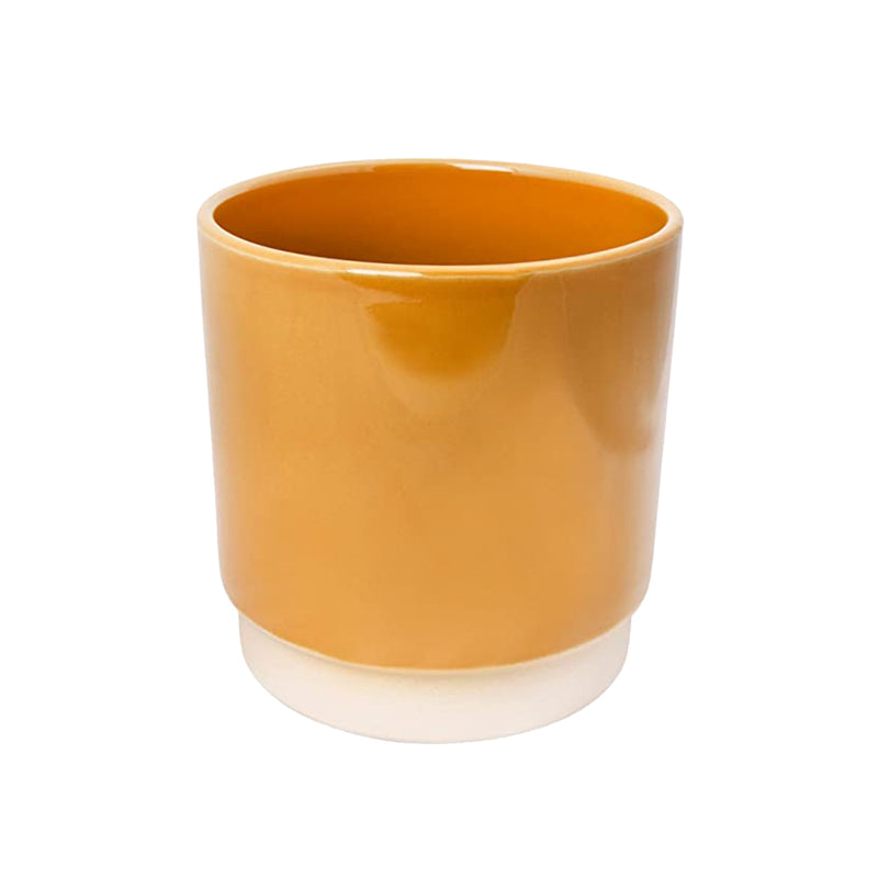 Eno Mustard Plant Pot - Ceramic Plant Pot