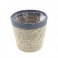 Hessian Pot | Blue